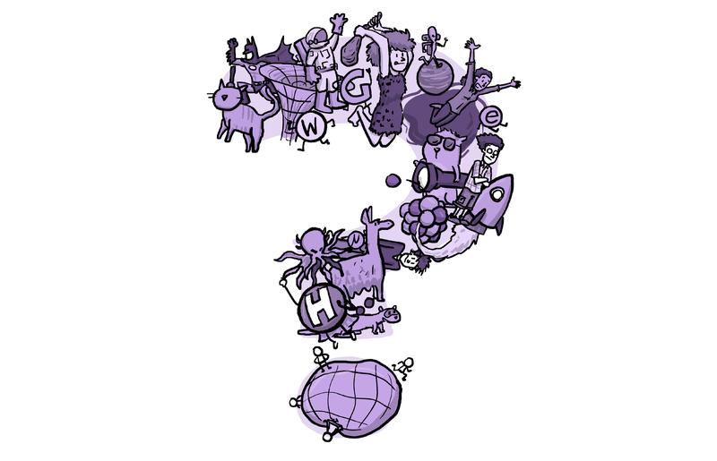 A panel from the new book "We Have No Idea: A Guide to the Unknown Universe."