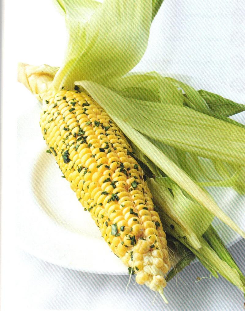 Rozanne Gold's green corn.