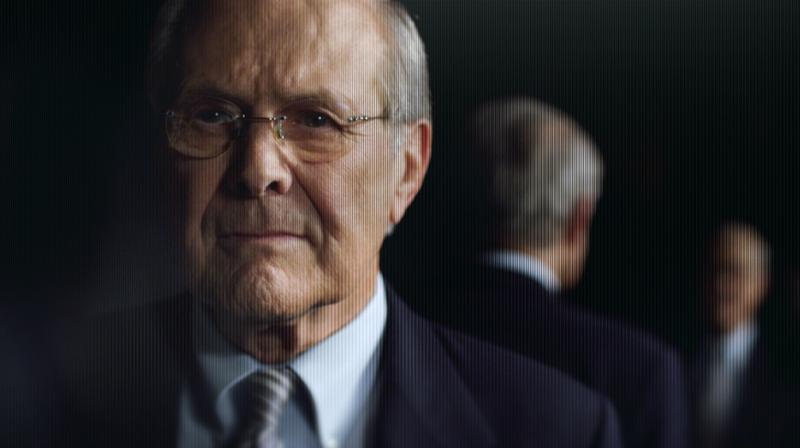 Donald Rumsfeld in "The Known Unknown," a film by Errol Morris