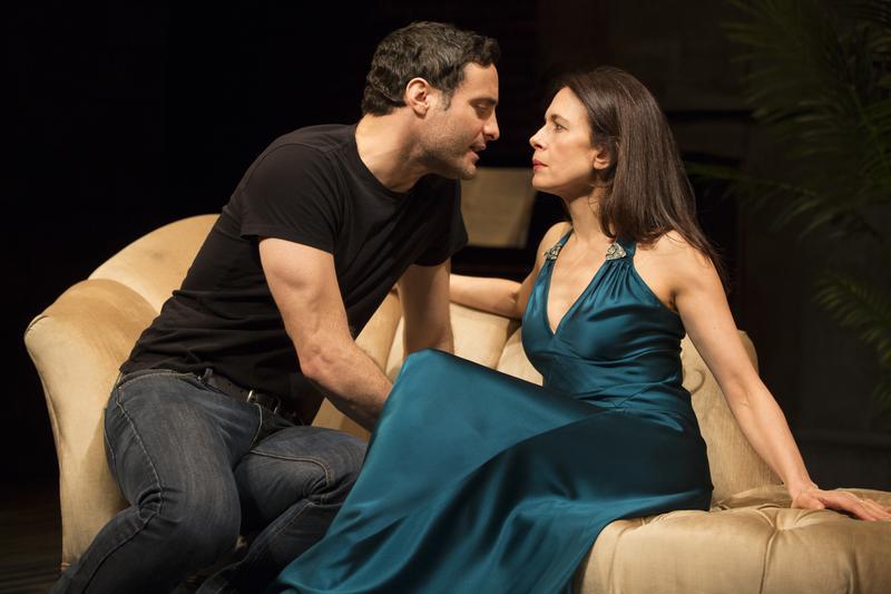 Jessica Hecht and Dominic Fumusa in 'Stage Kiss.'