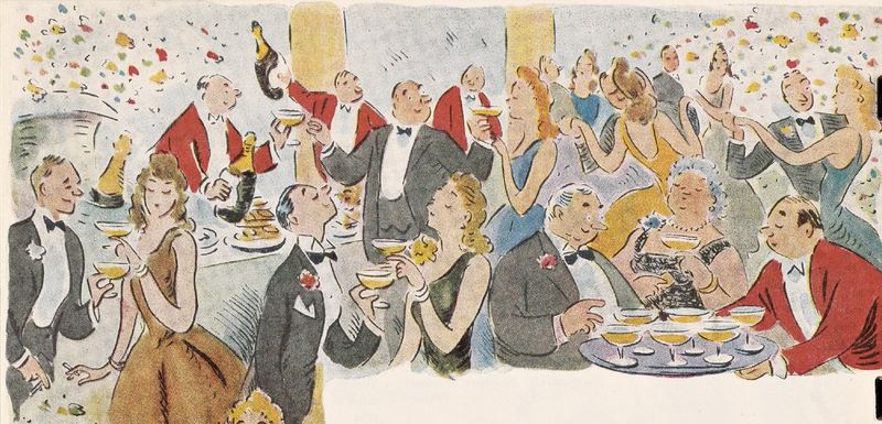 A 1949 Menu from the Shamrock Restaurant in Houston, Texas