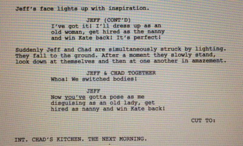 One of Gavin Speiller's <em>Unfinished Scripts</em>