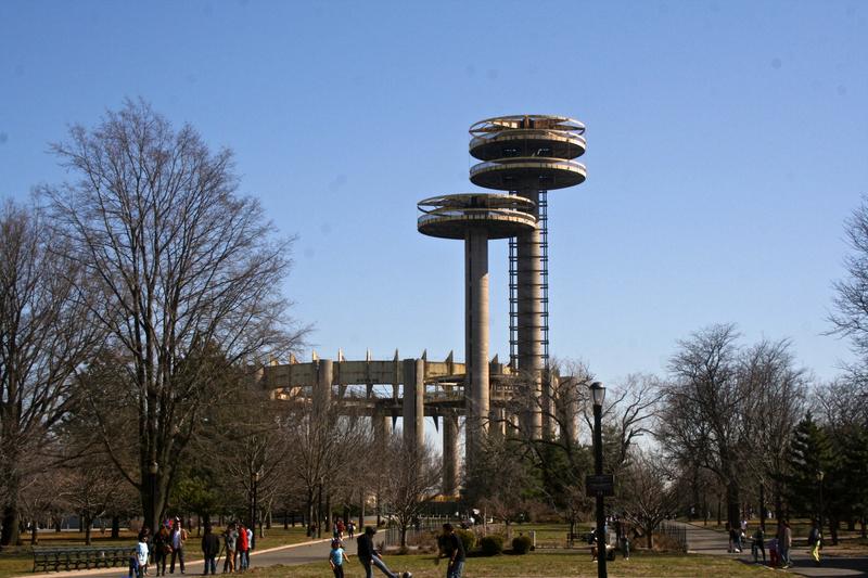 The New York State Pavilion, built for the 1964 World's Fair in Flushing Meadows Corona Park.