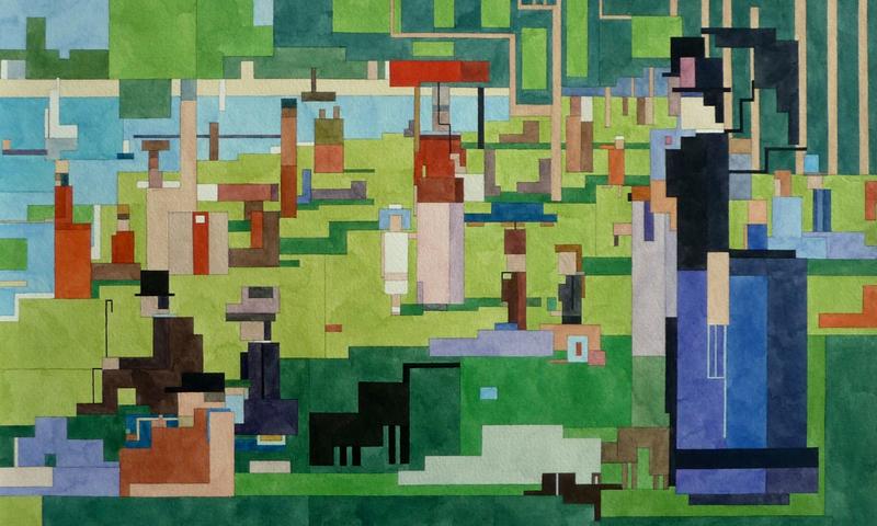 <em>A Sunday Afternoon on the Island of La Grand Jatte</em>