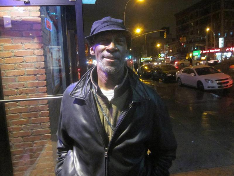 Alvin Entzminger on the streets of Harlem