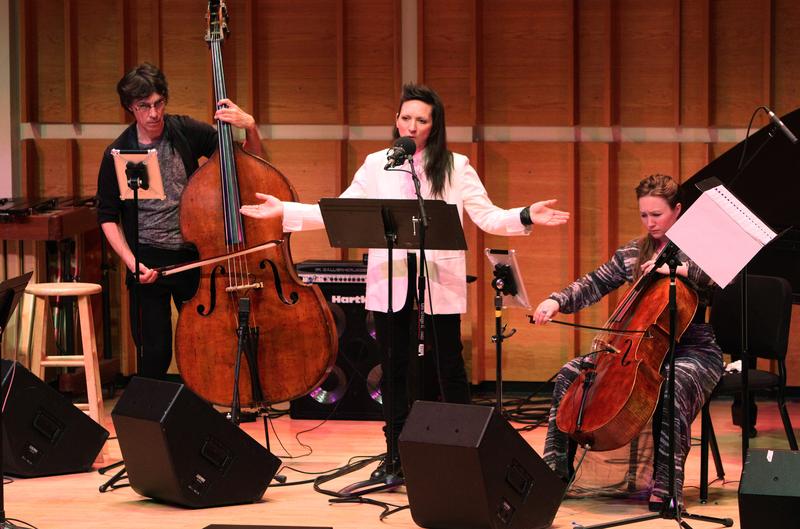 Robert Black, Shara Worden and Ashley Bathgate at Merkin Concert Hall at Kaufman Music Center