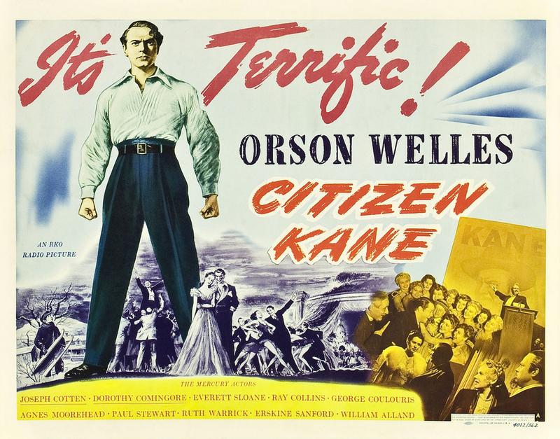 Movie poster for Citizen Kane, RKO Radio Pictures, 1941