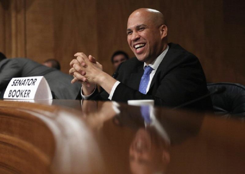U.S. Sen. Cory Booker (D-NJ) speaks during a hearing before the Subcommittee on Emergency Management on Capitol Hill in Washington, DC on Nov. 6, 2013.