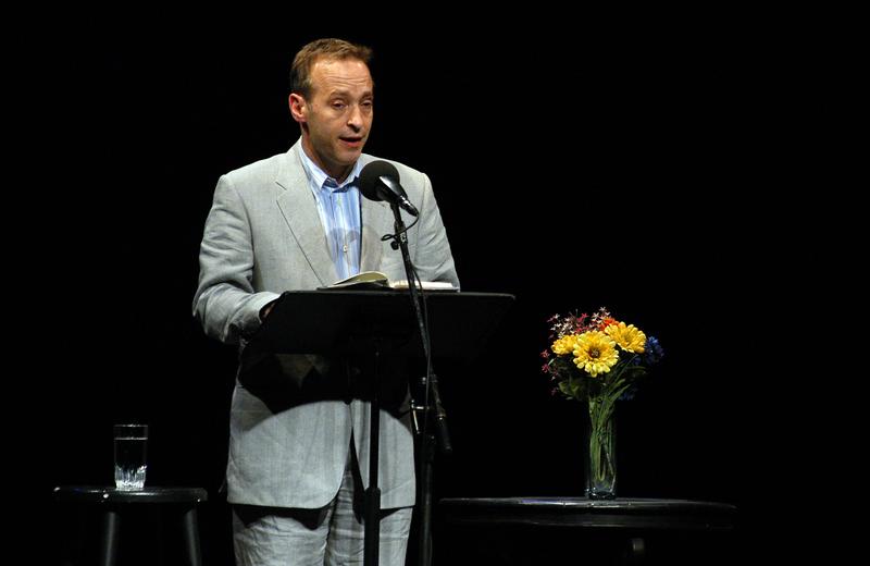 Author David Sedaris Reads a short story for Selected Shorts at Symphony Space.