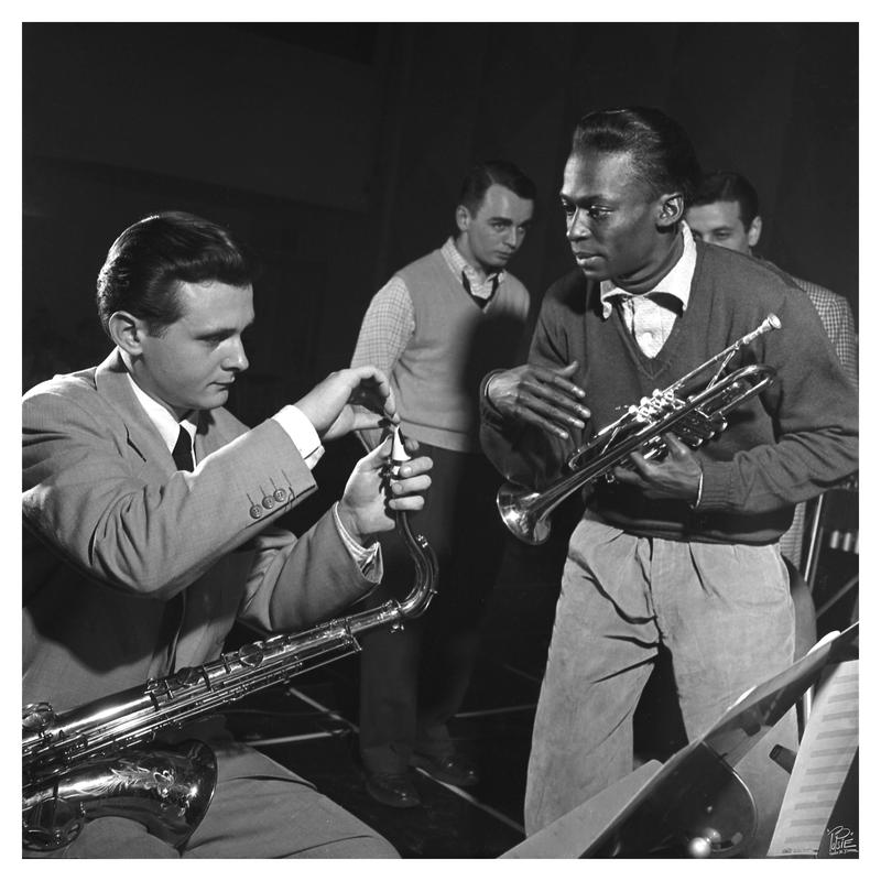 Stan Getz and Miles Davis at Metronome All Star session, January 23, 1951
