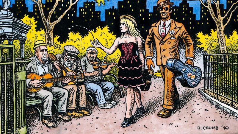 Illustrator and indie comics godfather R. Crumb not only does the artwork for East River String Band's albums, but is an honorary member.