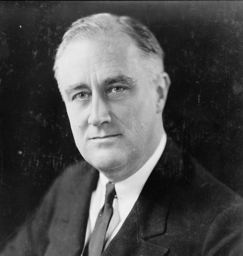 Franklin D. Roosevelt in 1933.