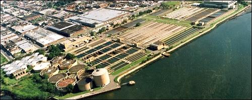 Hunts Point wastewater treatment plant