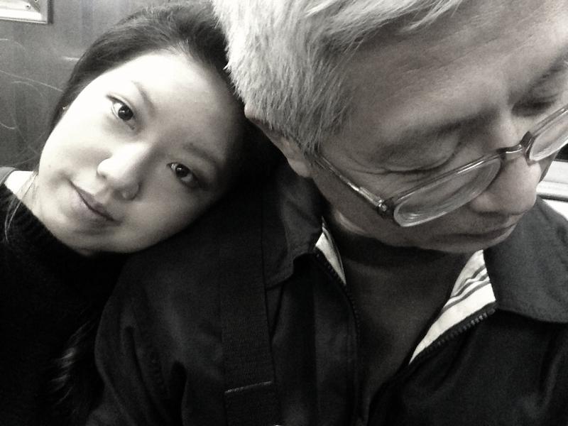 Jane Chung and her father, Paul Chung