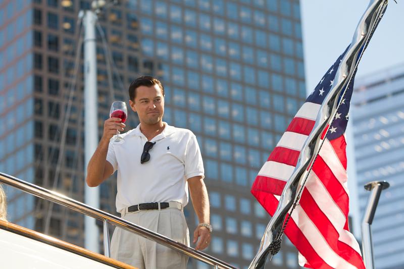 Leonardo DiCaprio in <em>The Wolf of Wall Street</em>