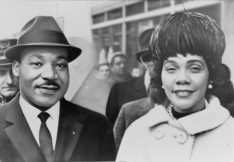 Martin Luther King, Jr. and his wife, Coretta Scott King.