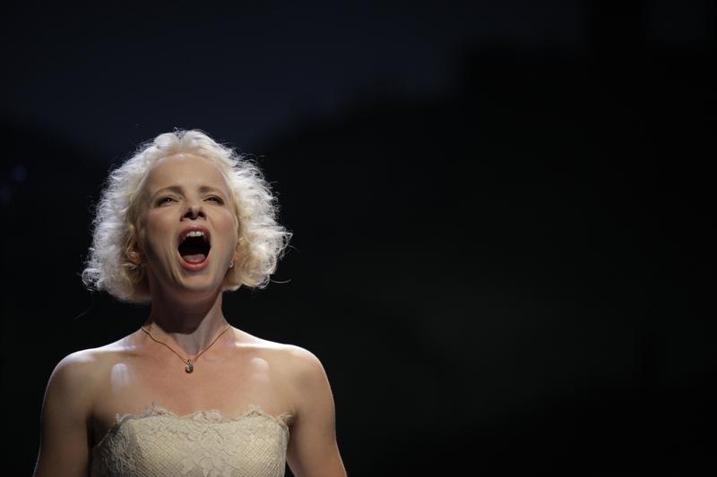 Soprano Kerstin Avemo as Juliet in Bellini's 'The Capulets and the Montagues' from the Göteborg Opera in Sweden.