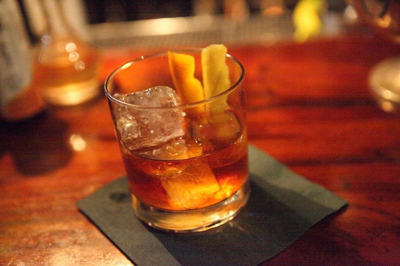 An old fashioned, the quintessential whiskey cocktail.