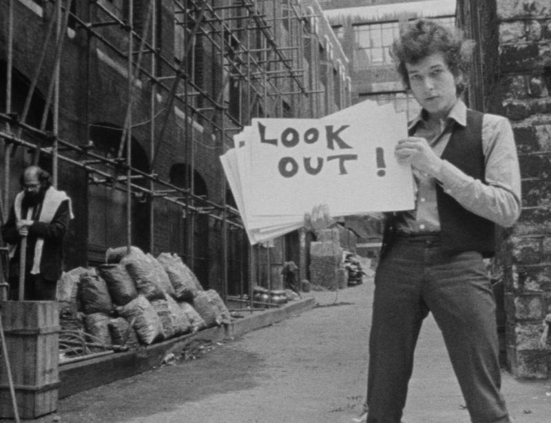 Bob Dylan in D.A. Pennebaker's documentary, "Dont Look Back."