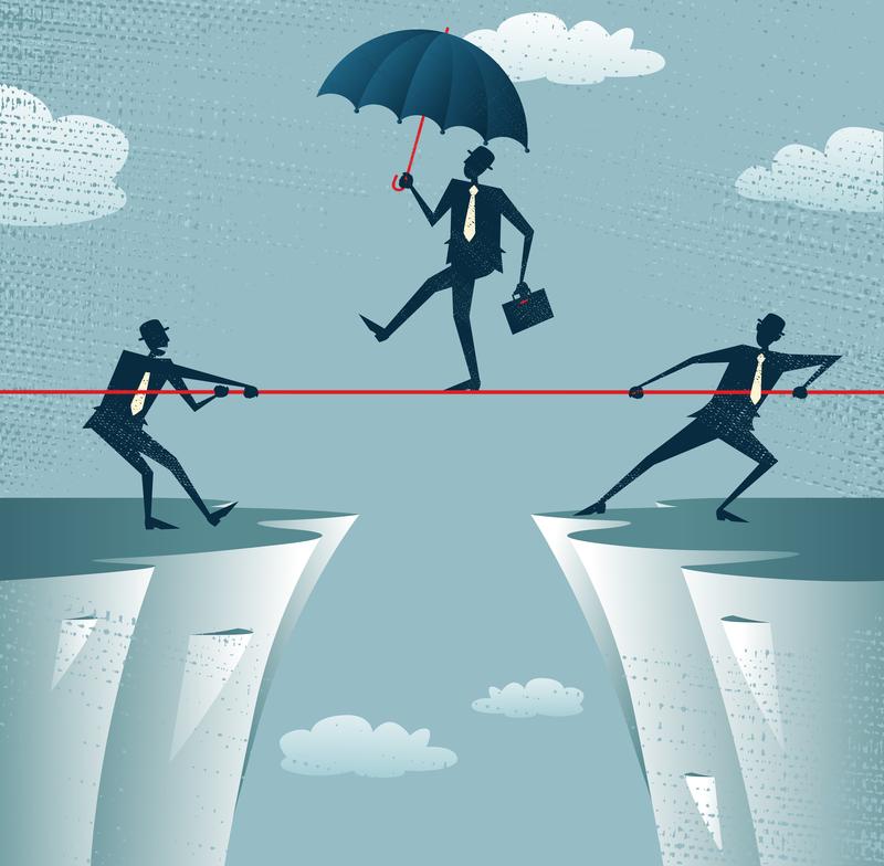 For many, being in the middle is a balancing act.