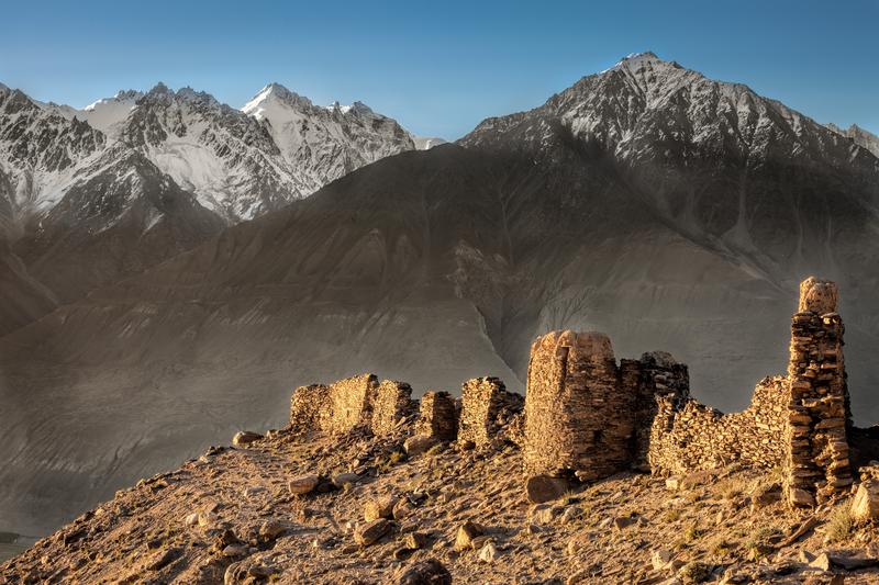 The borderland between Tajikistan and Afghanistan.