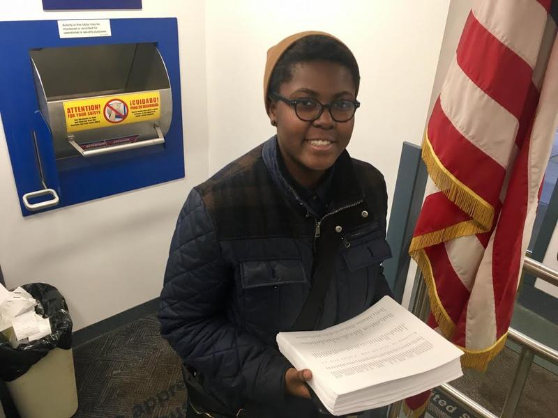 Victoria Barrett mails thousands of petitions to the White House