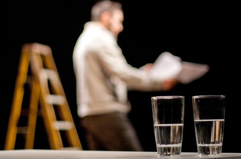Robert Montenegro in <em>White Rabbit, Red Rabbit</em> at Theater Alliance in Washington, DC