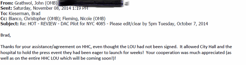 John Grathwol email from Nov. 8, 2014.