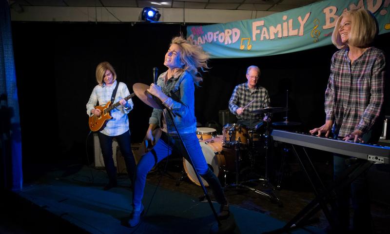 Maria Bamford (center) with Mary Kay Place, Ed Begley Jr. and Mo Collins