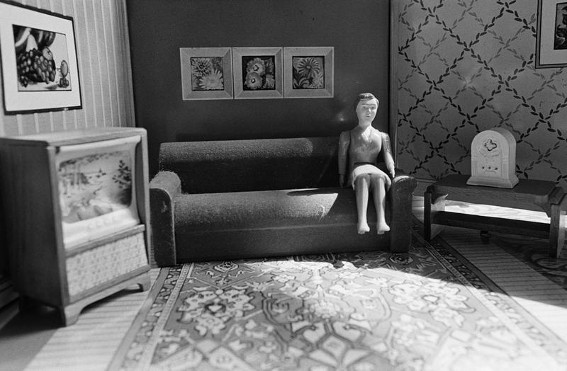 “Woman Listening to Radio” from “Early Black and White” (1978)
