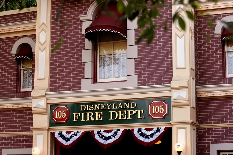 Above the firehouse on Main Street USA sits Walt's private study where he would work and entertain guests at Disneyland