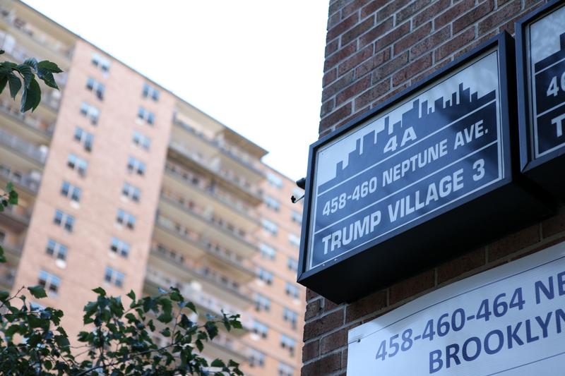 Trump Village in Coney Island built by developer Fred Trump. There are 3,800 apartments on the 40-acre site, which opened in 1964.