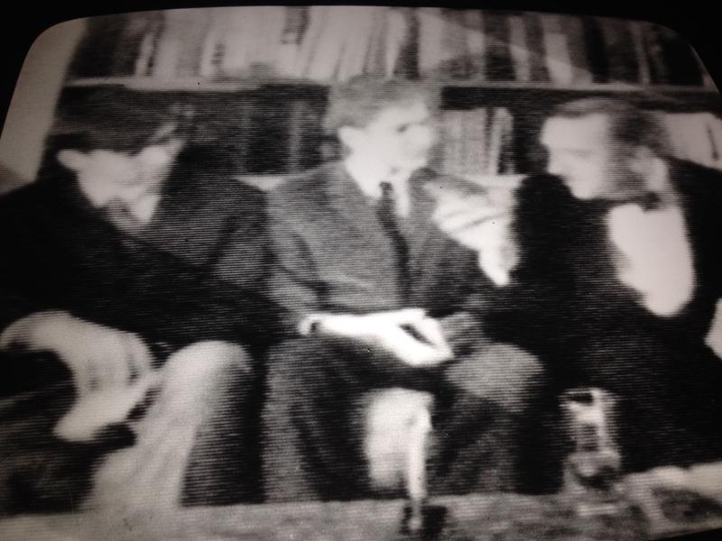 Sherwin Harris, Douglas Cooper and Walter Cronkite in 1967.