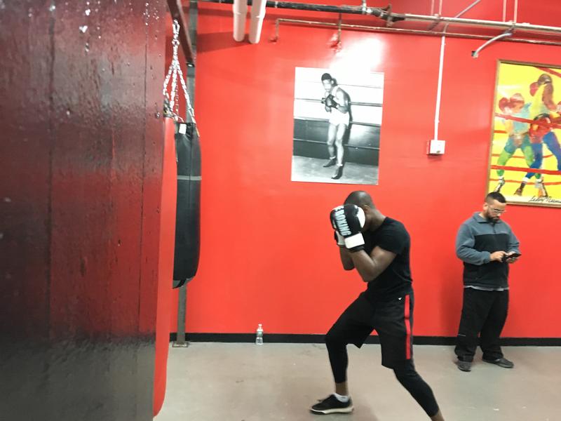 The women boxers of Gleason's Gym, Boxing